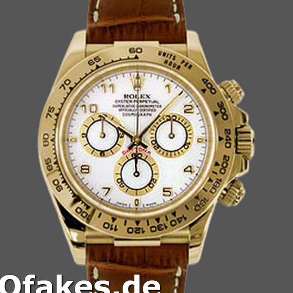 Replica Rolex Cosmograph Daytona 116518 White Dial 40mm Herren Replica Uhren