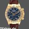 Replica Rolex Cosmograph Daytona 116518 Gelbgold Blaues Zifferblatt 40mm Herren Replica Uhren