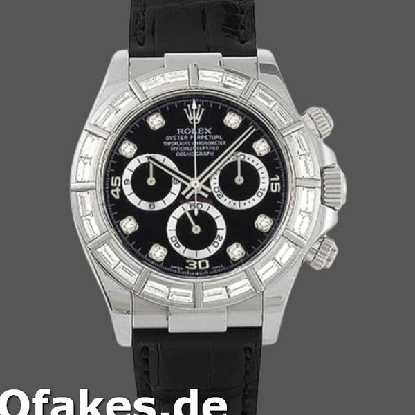Replica Rolex Cosmograph Daytona 116589 Black Diamond Dial 40MM Herren Replica Uhren