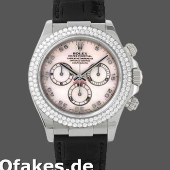 Replica Rolex Cosmograph Daytona 116589 White MOP Arabic Dial 40MM Herren Replica Uhren