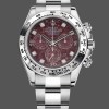 Replica Rolex Cosmograph Daytona 40MM White Gold Rare Rubellite Dial 116509 Herrenuhr