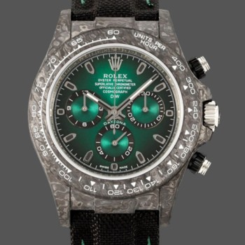 Replica Rolex Cosmograph Daytona DIW Carbon Fiber Green Dial 40mm Herrenuhr