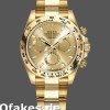 Replica Rolex Daytona 116508 Gelbgold Champagner Index Zifferblatt 40MM Herren Replica Uhren
