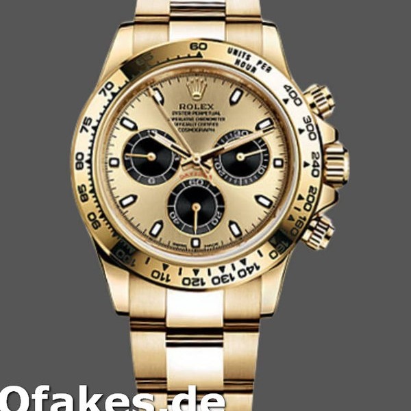 Replica Rolex Daytona 116508 Gelbgold Champagner Index Zifferblatt 40MM Herren Replica Uhren