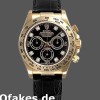 Replica Rolex Daytona 116518 Black Diamond Dial Black Leather strap 40mm Herren Replica Uhren