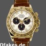 Replica Rolex Daytona 116518 Ivory Dial Brown Leather Strap 40mm Herren Replica Uhren