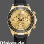 Replica Rolex Daytona 116518 Lederarmband Diamant Champagner Zifferblatt 40mm Herren Replica Uhren