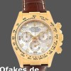 Replica Rolex Daytona 116518 MOP Diamond Dial Brown Leather strap 40mm Herren Replica Uhren