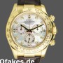 Replica Rolex Daytona 116518 MOP Diamond Dial Yellow Gold 40mm Herren Replica Uhren