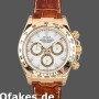 Replica Rolex Daytona 116518 Gelbgold Automatik Weißes Zifferblatt 40mm Herren Replica Uhren