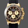 Replica Rolex Daytona 116518LN Black Dial Rubber strap 40mm Herren Replica Uhren