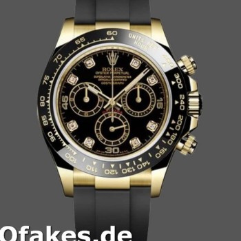 Replica Rolex Daytona 116518LN Black Diamond Dial 40mm Herren Replica Uhren