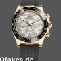 Replica Rolex Daytona 116518LN Rubber Strap MOP Diamond Dial 40mm Herren Replica Uhren