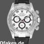 Replica Rolex Daytona 116519 Black Alligator Lederarmband Weißes Zifferblatt 40mm Herren Replica Uhren
