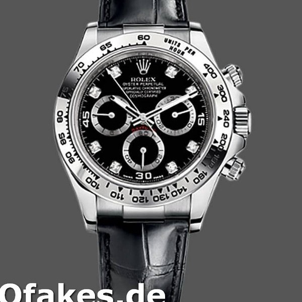 Replica Rolex Daytona 116519 Black Diamonds Dial 40mm Herren Replica Uhren