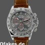Replica Rolex Daytona 116519 Grey Dial Brown Leather strap 40mm Herren Replica Uhren