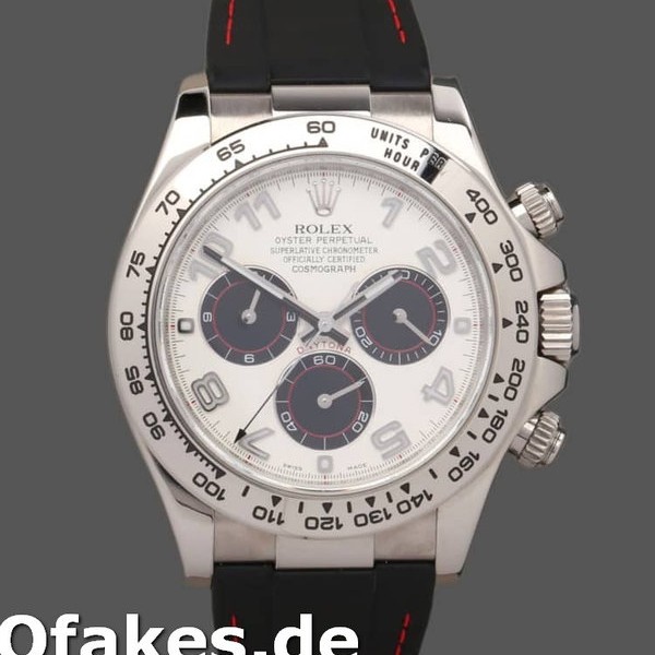 Replica Rolex Daytona 116519 Panda Dial Black Rubber Strap 40mm Herren Replica Uhren