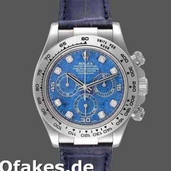 Replica Rolex Daytona 116519 Sodalite diamonds dial 40mm Herren Replica Uhren