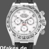 Replica Rolex Daytona 116519 White Arabic Dial Black Leather strap 40mm Herren Replica Uhren