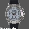 Replica Rolex Daytona 116519 weißes arabisches Zifferblatt Schwarzes Gummiband 40mm Herren Replica Uhren