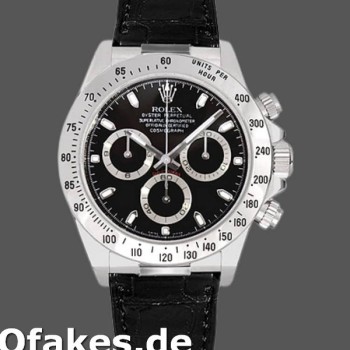 Replica Rolex Daytona 116519 White Gold Black Dial 40mm Herren Replica Uhren