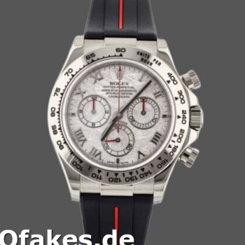 Replica Rolex Daytona 116519MT Meteorite Dial RubberB Strap 40mm Herren Replica Uhren