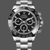 Replica Rolex Daytona 116520 Edelstahlgehäuse Schwarzes Zifferblatt 40MM Herren Replica Uhren