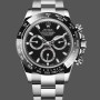 Replica Rolex Daytona 116520 Edelstahlgehäuse Schwarzes Zifferblatt 40MM Herren Replica Uhren