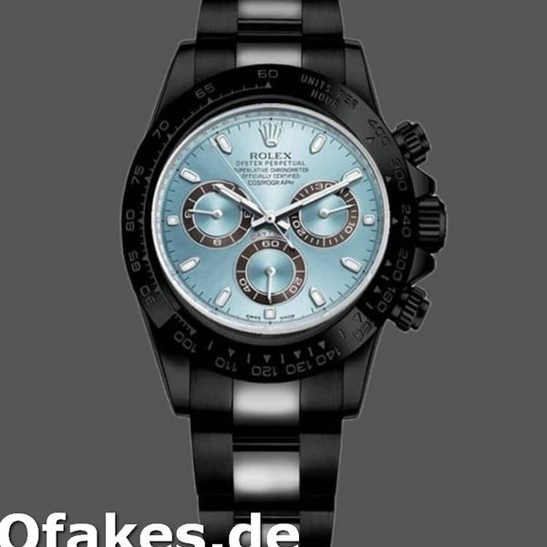 Replica Rolex Daytona 116523 Black PVDDLC Coated Stainless Steel 40mm Herren Replica Uhren