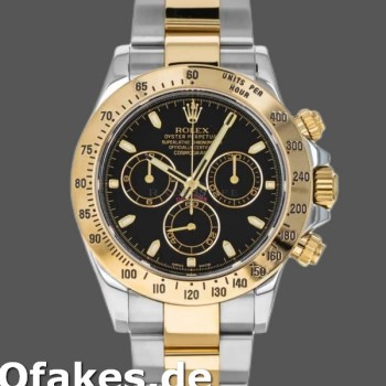 Replica Rolex Daytona 116523 Edelstahl Schwarz Zifferblatt 40mm Herren Replica Uhren