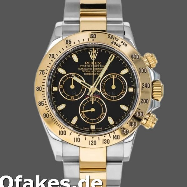 Replica Rolex Daytona 116523 Edelstahl Schwarz Zifferblatt 40mm Herren Replica Uhren