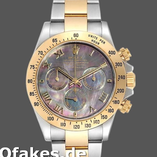 Replica Rolex Daytona 116523 Edelstahl Black MOP Zifferblatt 40mm Herren Replica Uhren