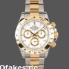 Replica Rolex Daytona 116523 Edelstahl Weißes Zifferblatt 40mm Herren Replica Uhren