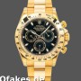 Replica Rolex Daytona 116528 Black Dial Yellow Gold 40mm Herren Replica Uhren