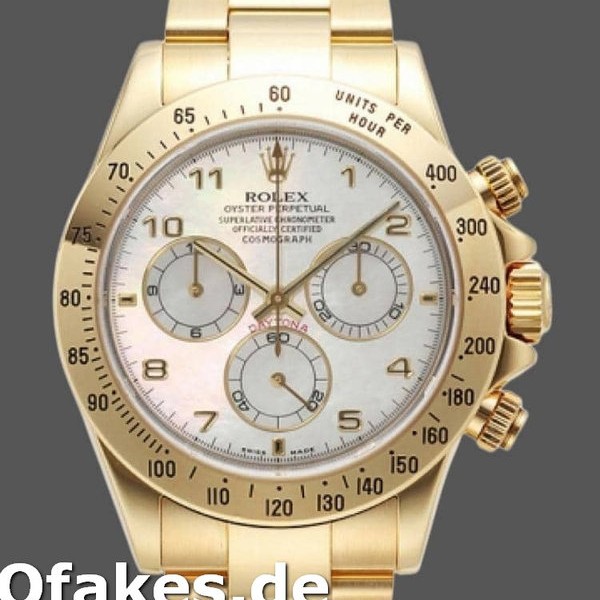 Replica Rolex Daytona 116528 Mother of Pearl Dial 40mm Herren Replica Uhren