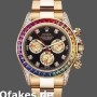 Replica Rolex Daytona 116598 Gelbgold Schwarzes Diamant-Zifferblatt 40MM Herren Replica Uhren