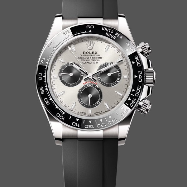 Replica Rolex Daytona 126519LN 0006 40mm Silver Ghost Dial White Gold Oysterflex