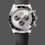 Replica Rolex Daytona 126519LN 0006 40mm Silver Ghost Dial White Gold Oysterflex