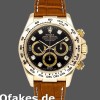 Replica Rolex Daytona 16518 Black Diamond Dial Lederarmband 40mm Herren Replica Uhren
