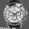 Replica Rolex Daytona 16519 White Dial Black Leather strap 40mm Herren Replica Uhren