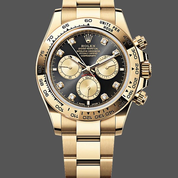 Replica Rolex Daytona Cosmograph 126508 0003 Gelbgold Schwarz Zifferblatt Replica Uhren