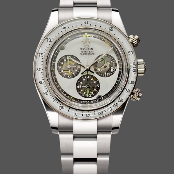 Replica Rolex Daytona Cosmograph Artisans De Geneve Edition White Dial Herrenuhr