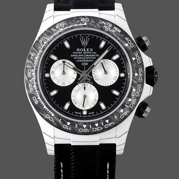 Replica Rolex Daytona Cosmograph Carbon Fiber Luminescent Coating 40mm Black Dial Herrenuhr