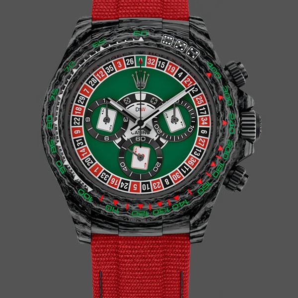 Replica Rolex Daytona Diw Black Carbon Lucky Player (casino) 40mm Oyster