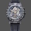 Replica Rolex Daytona DIW Carbon Fiber Skeleton Black Replica Uhren