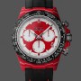 Replica Rolex Daytona Diw x Kakha Kaladze Customised Oyster Red Quartz Carbon Fiber 40mm