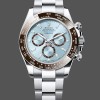 Replica Rolex Platinum Cosmograph Daytona Ice Blue Ice Blue Diamond Baguette Mark 126506 0002