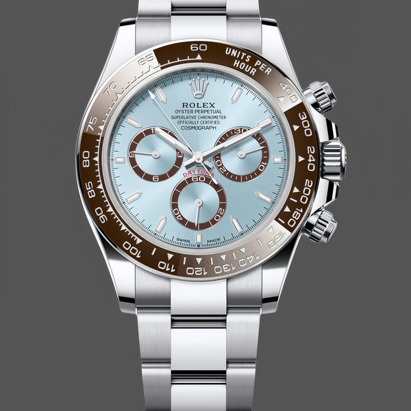 Replica Rolex Platinum Cosmograph Daytona Ice Blue Index Dial Oyster Bracelet 126506 0001