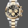 Replica Rolex Two Tone Daytona 126503 0002 Black Diamond Replica Uhren