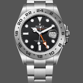 Replica Rolex Explorer II m226570 0002 Edelstahl Schwarz Zifferblatt 42MM Herren Replica Uhren